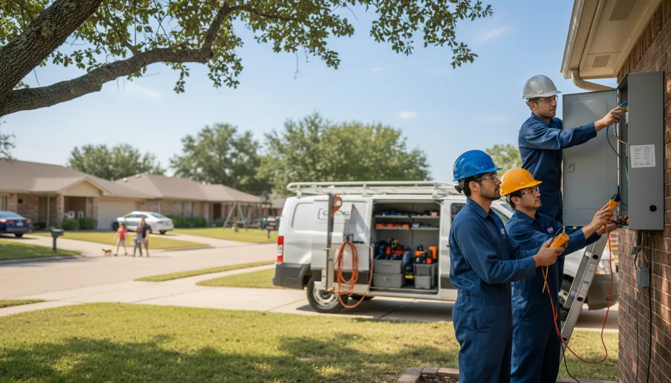 Certified electrician providing emergency electrical services in Brimley, MI